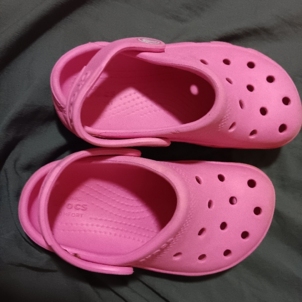 Crocs Kids Pink Clogs